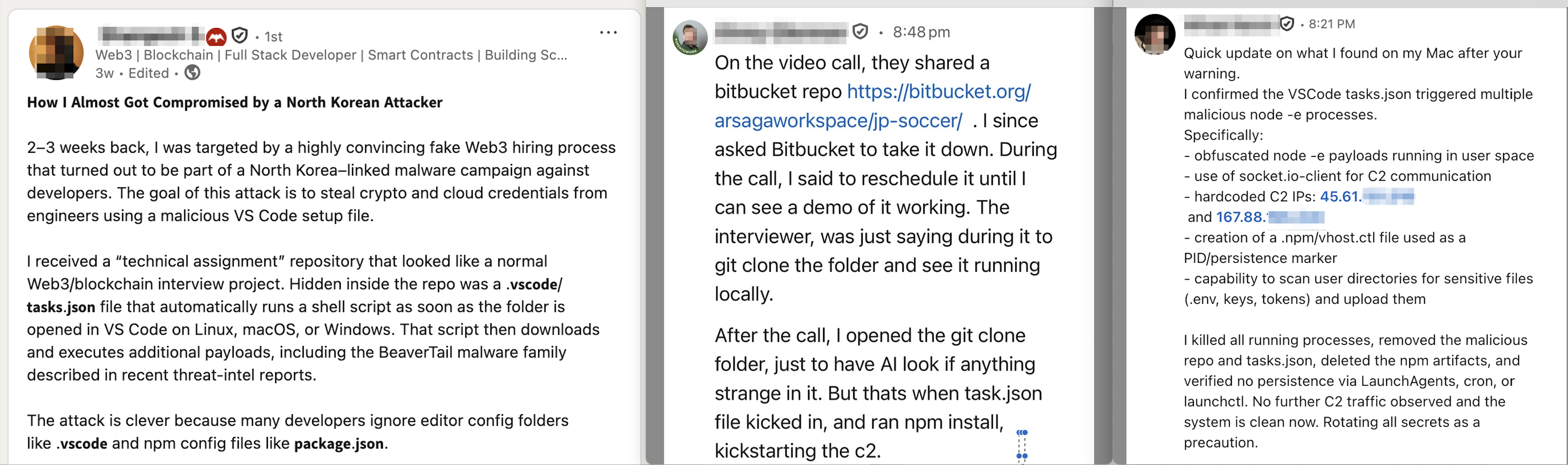 Sosyal Mühendislik (İş Görüşmesi) (Kaynak: OpenSourceMalware).
